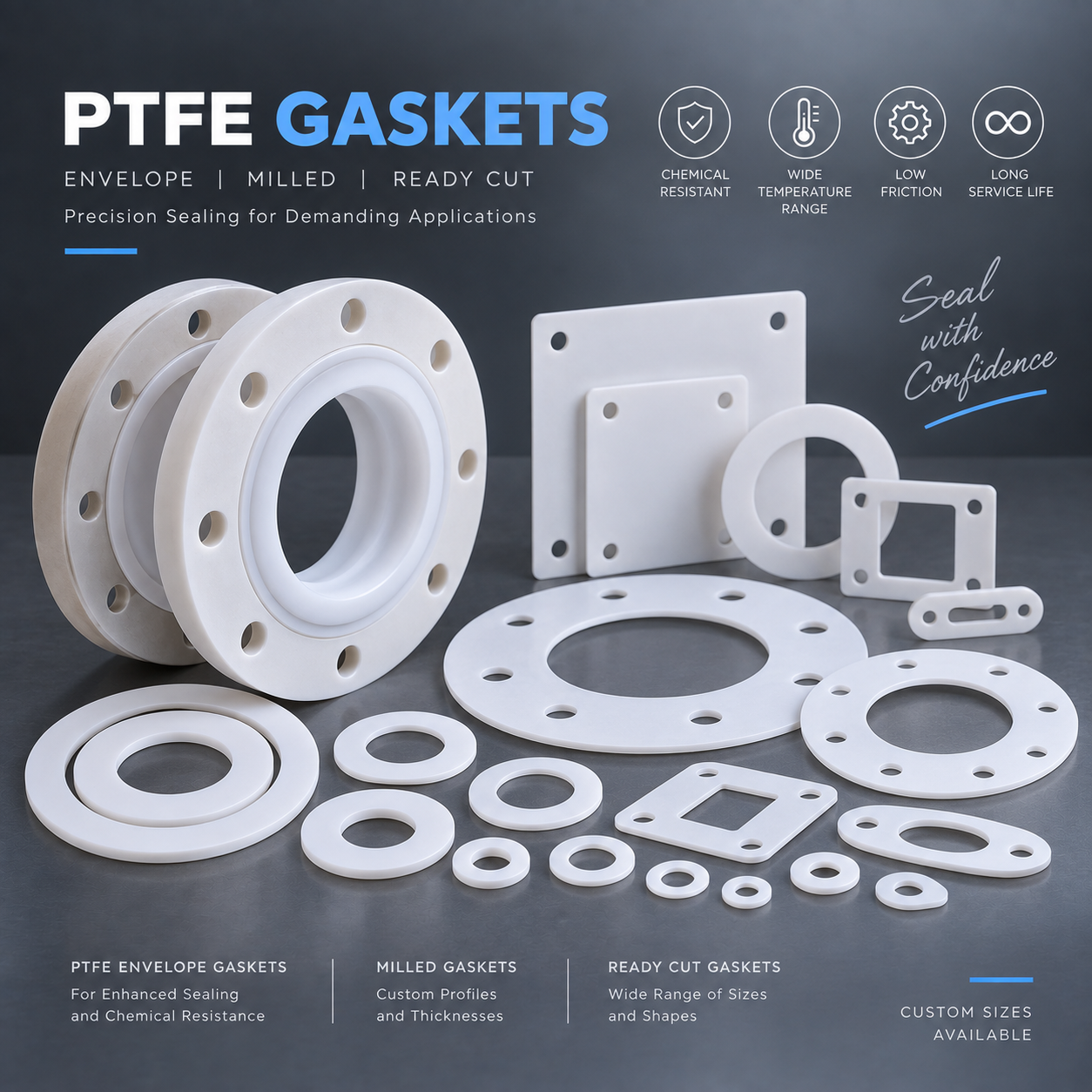 Envelope, Milled & Ready-Cut Gaskets